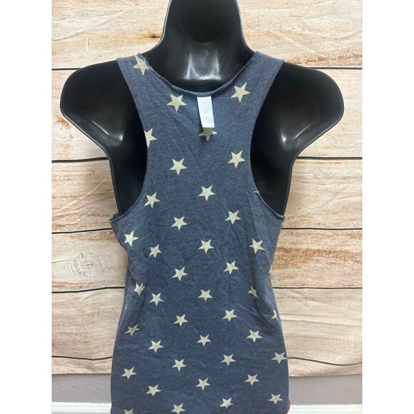 Women's Reckless Kelly Blue Star Tank Top - Size Medium - Picture 5 of 10